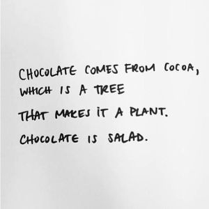 chocolate-is-a-salad